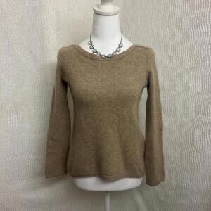 Madewell Merino Wool Sweater Tan Beige Women’s Size S Soft Classic Minimalist